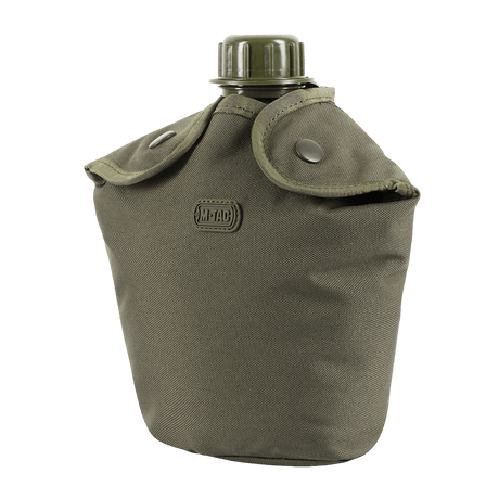 M-Tac Flaskeholder MOLLE i slidstærk polyester 600D, designet til flaskebæring på vandreture, med MOLLE-systemet for nem fastgørelse.