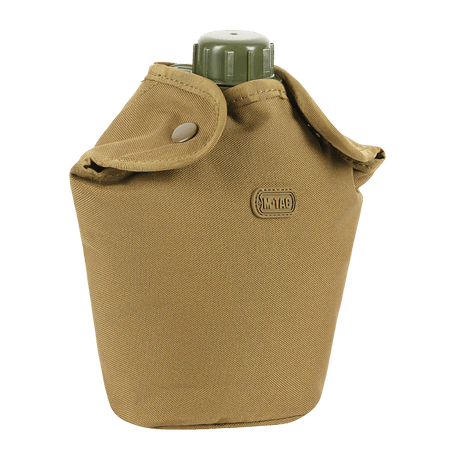 M-Tac Flaskeholder MOLLE til drikkeflasker, slidstærk 600D polyester med PVC-belægning og MOLLE-systemfastgørelse.