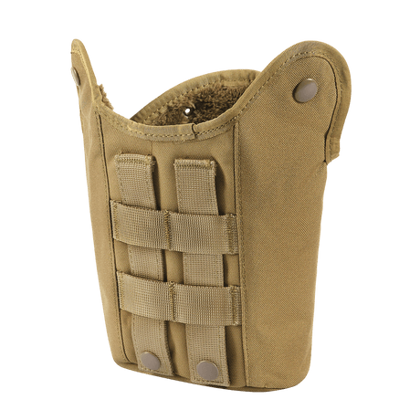 M-Tac Flaskeholder MOLLE i slidstærk polyester med PVC-belægning. Perfekt til vandreture og udendørs aktiviteter. Mål: 120 x 70 x 170 mm.