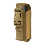 M-Tac Gasdåseholder Vertikal med MOLLE-system og Woojin-lås, fremstillet af MIL-SPEC strop og gummibånd til beskyttelsesudstyr.