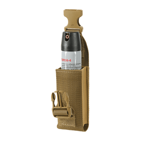 M-Tac Gasdåseholder Vertikal med Woojin-lås og MOLLE-montering til sikker udstyrshåndtering