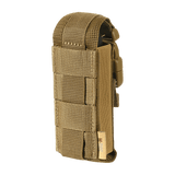 M-Tac Gasdåseholder Vertikal med MOLLE-system og Woojin-lås, fremstillet af MIL-SPEC strop, til montering på bælte eller udstyr.