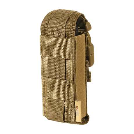 M-Tac Gasdåseholder Vertikal med MOLLE-system og Woojin-lås, fremstillet af MIL-SPEC strop, til montering på bælte eller udstyr.
