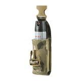 M-Tac Gasdåseholder Vertikal, praktisk holder med Woojin-lås og MIL-SPEC strop, monteret på bælte via MOLLE-system.