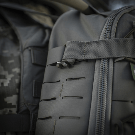 M-Tac Rygsæk Sturm Elite Gen.II nærbillede af robust Cordura materiale og MOLLE Laser Cut system