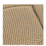 Nærbillede af M-Tac Assault Pack med polstrede skulderstropper, khaki materiale og MOLLE-system