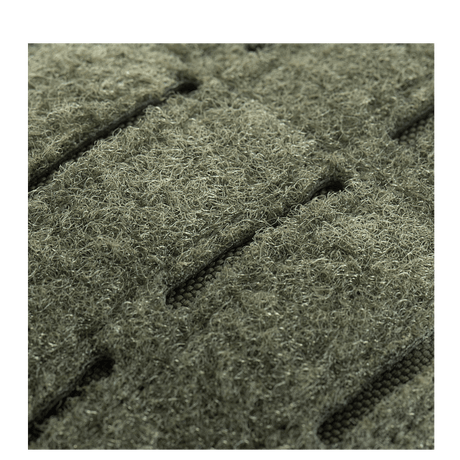 Detalje af M-Tac Large Assault Pack Rygsæk Laser Cut's laser cut design og stofstruktur med MOLLE-system til modulære lommer.