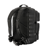 M-Tac Large Assault Pack Rygsæk sort med MOLLE-system og polstrede skulderremme