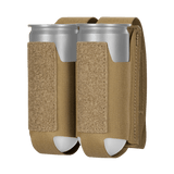 M-Tac Lomme til 2 VOG-type Granater i brun med Laser Cut MOLLE-system til sikker opbevaring og transport af granater.