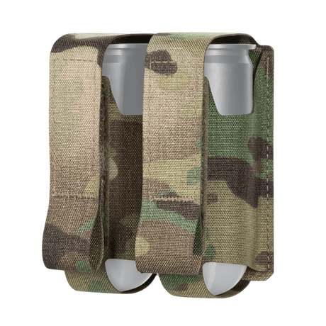 M-Tac Lomme til 2 VOG-type Granater i camouflagemønster med MOLLE-system til sikker opbevaring af granater, kompatibel med Laser Cut-teknologi.