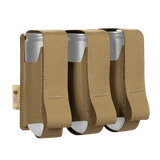 M-Tac Pouch til 3 VOG-Granater med MOLLE system, til sikker opbevaring af 40 mm granater, slidstærk Cordura Squadron materiale