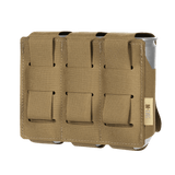 M-Tac Pouch til 3 VOG-Granater med MOLLE system til sikker opbevaring af 40 mm VOG-25 granater, slidstærkt Cordura materiale, brun