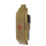 M-Tac Lomme til Tourniquet Closed i sandfarve, sikrer beskyttelse af tourniquet i nødsituationer, robust og kompakt design.