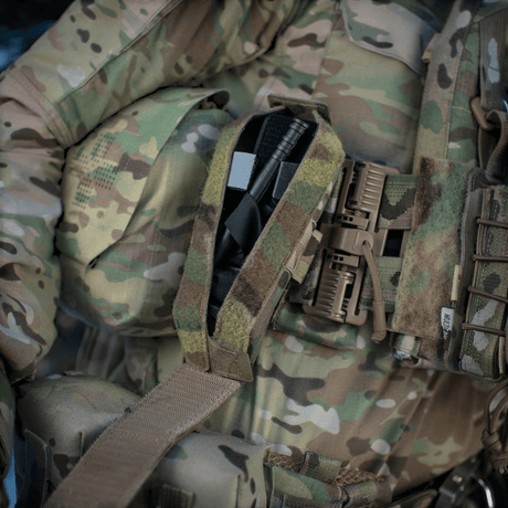 M-Tac Lomme til Tourniquet Closed i camouflage-design til førstehjælp.