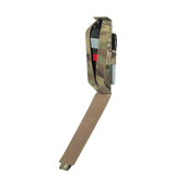 M-Tac Lomme til Tourniquet Closed med camouflage design, ideel til beskyttelse og opbevaring af tourniquet i nødsituationer.
