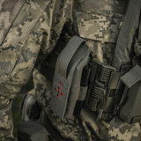 M-Tac Lomme til Tourniquet Closed monteret på camouflageuniform forberedelse til nødsituationer i felten