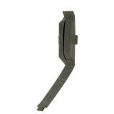 M-Tac Lomme til Tourniquet Closed i grøn materiale set fra siden, designet til at beskytte tourniquet i nødsituationer.