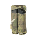 M‑Tac Double Magazine Pouch APS Laser Cut i robust Cordura til APS-magasiner, let og kompakt med elastik for sikker fastgørelse.