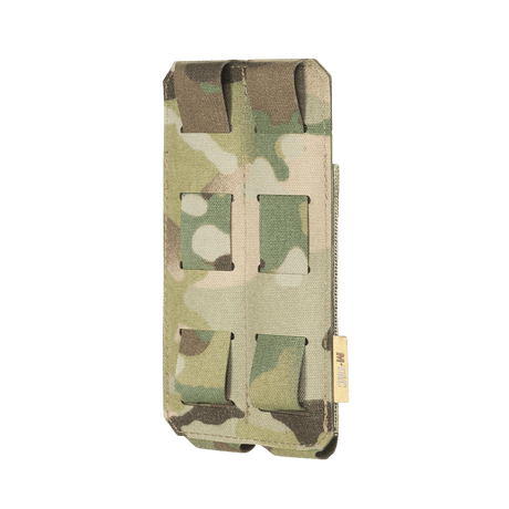 M‑Tac Double Magazine Pouch APS Laser Cut i camouflage Cordura med MOLLE fastgørelse til sikker transport af to magasiner