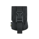M-Tac Lomme til Fragmentgranat Laser Cut i slidstærkt Cordura 500D med fastex-lukning, sort taskefront