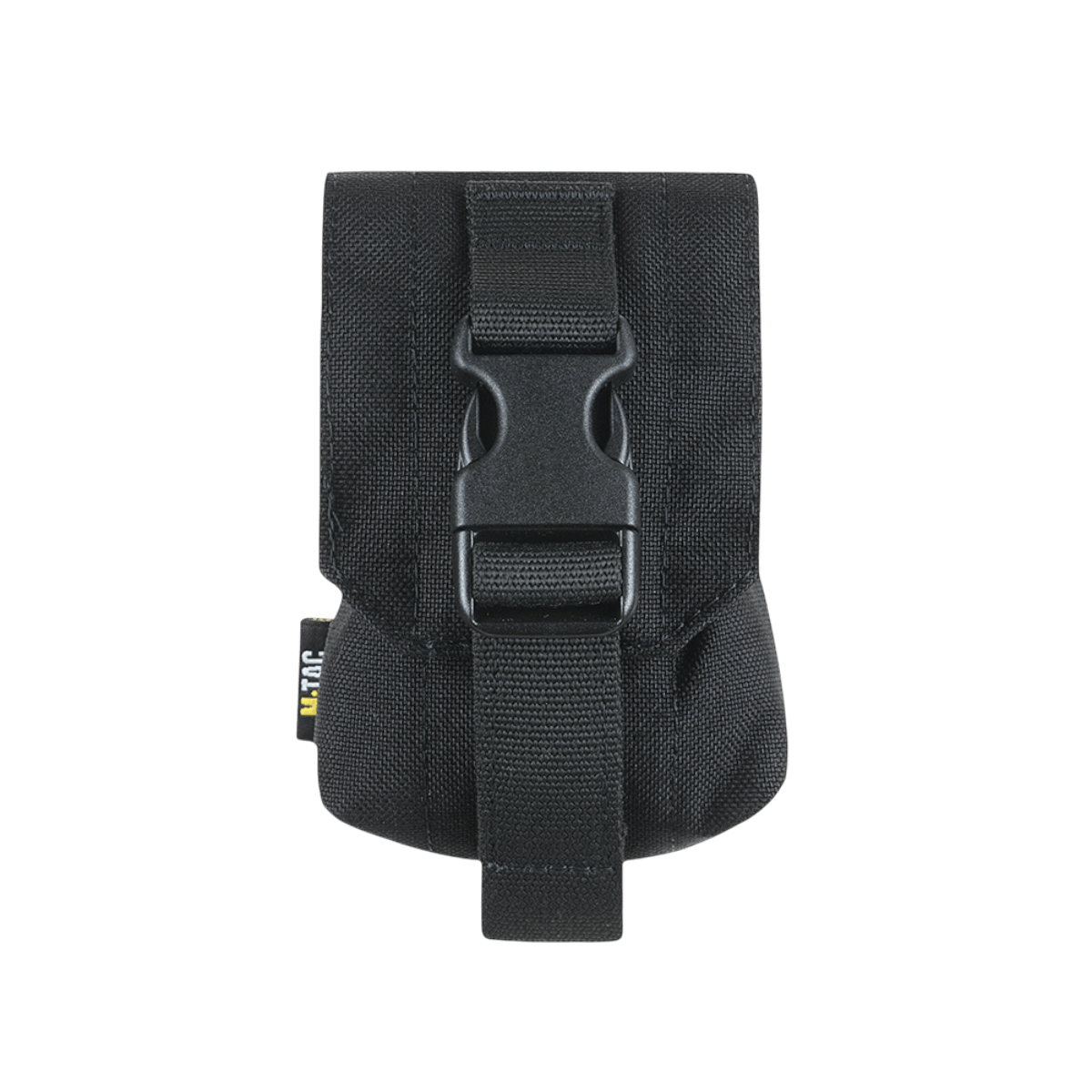 M-Tac Lomme til Fragmentgranat Laser Cut i slidstærkt Cordura 500D med fastex-lukning, sort taskefront