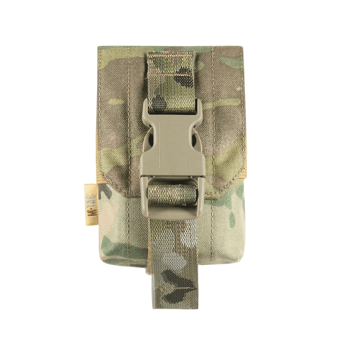 M-Tac Lomme til Fragmentgranat Laser Cut taske i Cordura 500D med fastex-lukning, slidstærkt og pålideligt, camouflage design.
