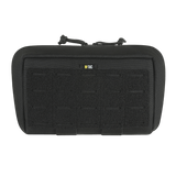 M-Tac Admin Pouch Large Elite i slidstærkt Cordura 500D, ideel til dokumenter og taktisk udstyr med velcro-panel til patches.