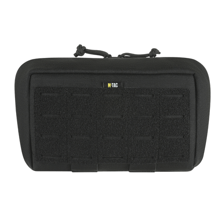 M-Tac Admin Pouch Large Elite i slidstærkt Cordura 500D, ideel til dokumenter og taktisk udstyr med velcro-panel til patches.