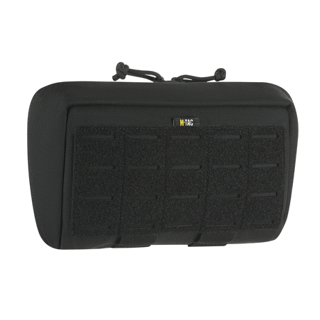 M-Tac Admin Pouch Large Elite, sort taske for taktisk udstyr med laser cut velcro-panel, lavet af slidstærkt Cordura 500D.