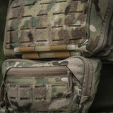 M-Tac Admin Pouch Large Elite i camouflage med velour-velcro panel og laser cut til taktisk opbevaring.