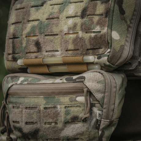 M-Tac Admin Pouch Large Elite i camouflage med velour-velcro panel og laser cut til taktisk opbevaring.