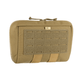 M-Tac Admin Pouch X-Large Elite lavet af robust Cordura 500D med Laser Cut-design og velcro til patches, ideel til taktisk udstyr.