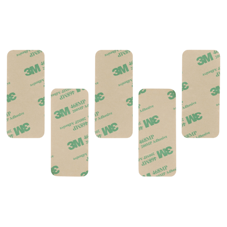 M-Tac Vilha Cover Sticker Sæt (5 stk) med stærk 3M-klæbning til hjelme, telefoner og hårde overflader, modstår fugt og afskalning.