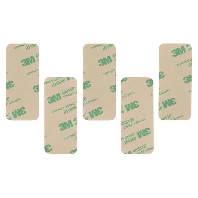 M-Tac Vilha Cover Sticker Sæt (5 stk) med stærk 3M-klæbning til hjelme, telefoner og hårde overflader, modstår fugt og afskalning.