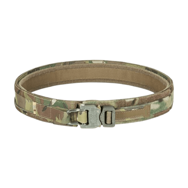 M-Tac Range Bælte D-Ring Cobra Buckle Gen. IV i camouflagefarve, ideelt til militærbrug og aktive livsstiler.