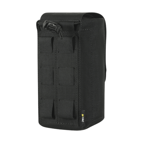 M-Tac Mediclomme Small Vertical Elite i slidstærk Cordura 500D materiale, sort farve, designet til effektiv opbevaring.