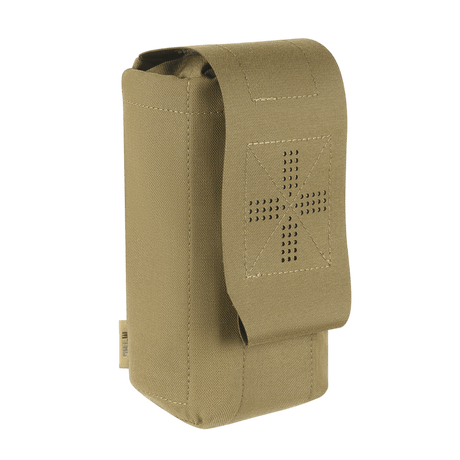 M-Tac Mediclomme Small Vertical Elite i slidstærkt Cordura 500D stof, vertikal udtræk, ideel til førstehjælpskit