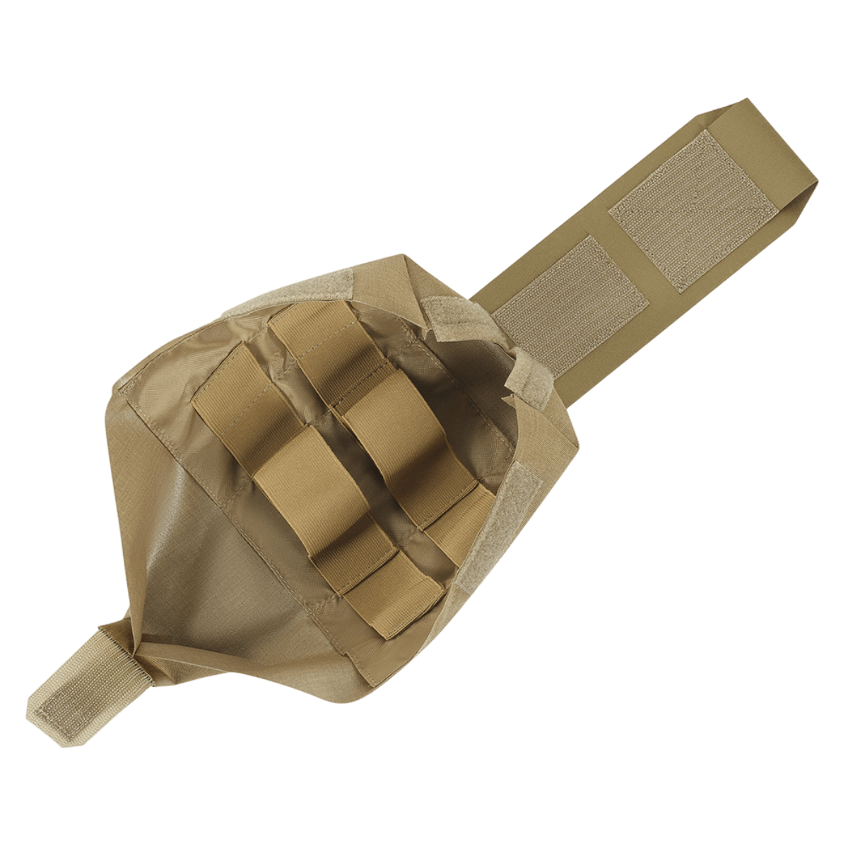 M-Tac Mediclomme Small Vertical Elite med Cordura 500D materiale og IFAK førstehjælpsorganizer, åbnet set ovenfra.