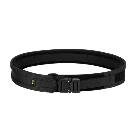 M-Tac Range Bælte Cobra Buckle Gen.IV i sort, taktisk bælte til militært brug med justerbar størrelse og Tegris-forstærkning.