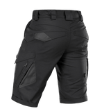 M-Tac Shorts Aggressor Gen.II Flex i sort, bagfra, alsidig taktikshorts til træning og arbejde, med modstandsdygtigt rip-stop materiale.