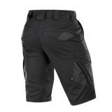 Sort M-Tac Shorts Aggressor Gen.II Flex fra rip-stop materiale, taktikdesign, alsidig til træning og hverdag, vand- og smudsafvisende.
