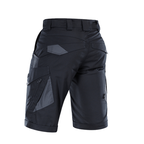 M-Tac Shorts Aggressor Gen.II Flex i sort, alsidige og funktionelle til træning og fritid, fremstillet af rip-stop materiale.