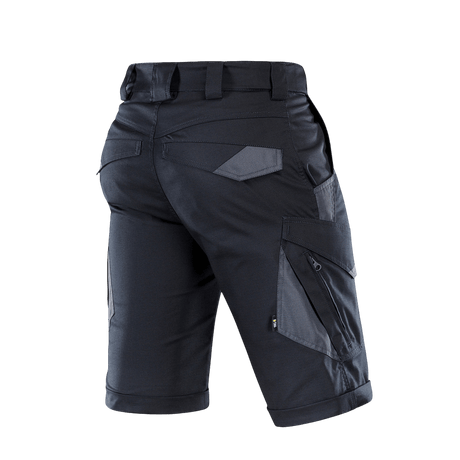 M-Tac Shorts Aggressor Gen.II Flex sort bagfra, taktisk design og alsidig brug