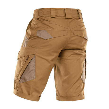 M-Tac Shorts Aggressor Gen.II Flex i rip-stop materiale med Teflon-belægning, alsidige og funktionelle til træning og fritid.