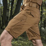 M-Tac Shorts Aggressor Gen.II Flex i skov, holdbare og fleksible shorts med taktisk design til udendørs aktiviteter