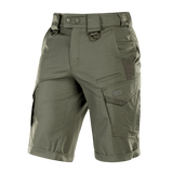 M-Tac Shorts Aggressor Gen.II Flex i rip-stop materiale med Teflon-belægning, funktionelle til træning og fritid.