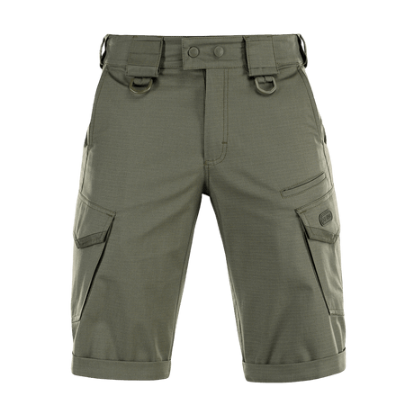M-Tac Shorts Aggressor Gen.II Flex i letvægts og taktisk design, ideel til træning, arbejde og fritid, lavet af rip-stop materiale.