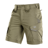 M-Tac Shorts Aggressor Short i elastisk polycotton flex rip-stop med YKK lynlåse og D-ringe, ideel til taktisk brug.