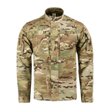 M-Tac Jakke Military Elite NYCO i multicam med ståkrave, YKK-lynlås, og semi-figursyet design, perfekt til militærbrug.