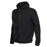 M-Tac Lite Microfleece Hættetrøje i sort mikrofleece med hætte og elastisk kant for komfortabel pasform. Ideel til hverdagsbrug og friluftsliv.